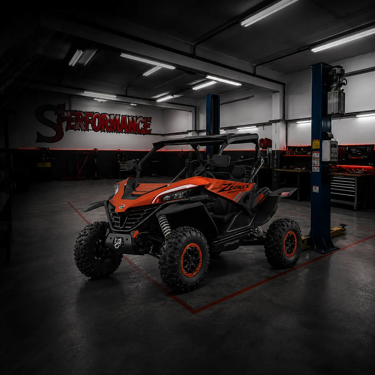 CFMOTO ZForce UTV u radionici SPerformance
